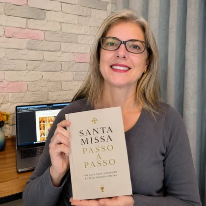 Benedita Costa, catequista e autora do Mapa da Missa.